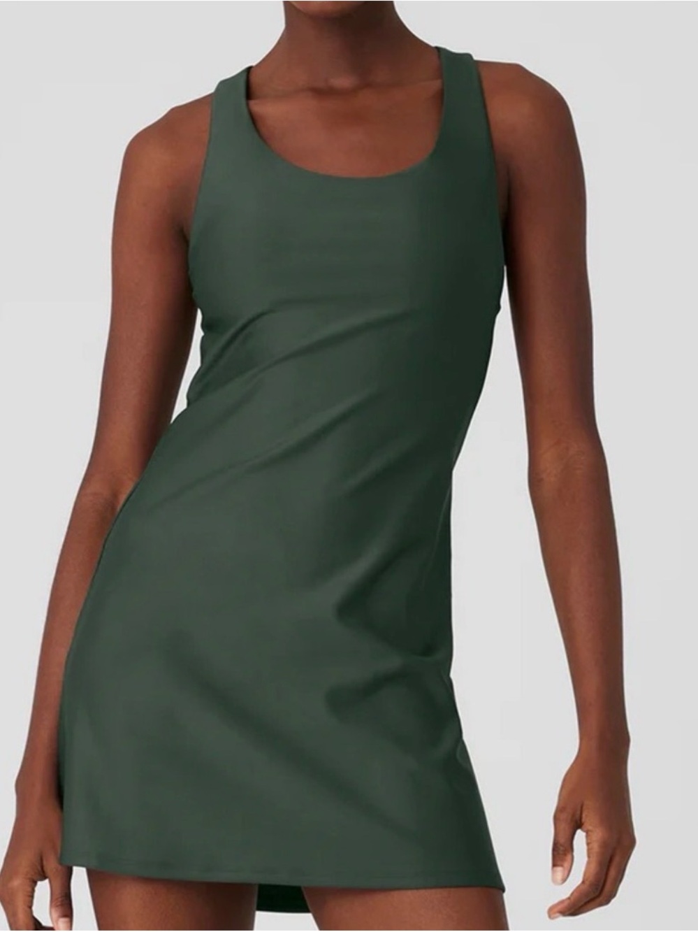 ALO Yoga Airlift Fly Dress Cactus Green